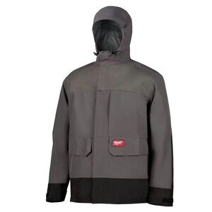 Milwaukee Hydrobreak Rainshell Jacket Layer Shell Men’s XL Grey/Black 10K MM 2.5